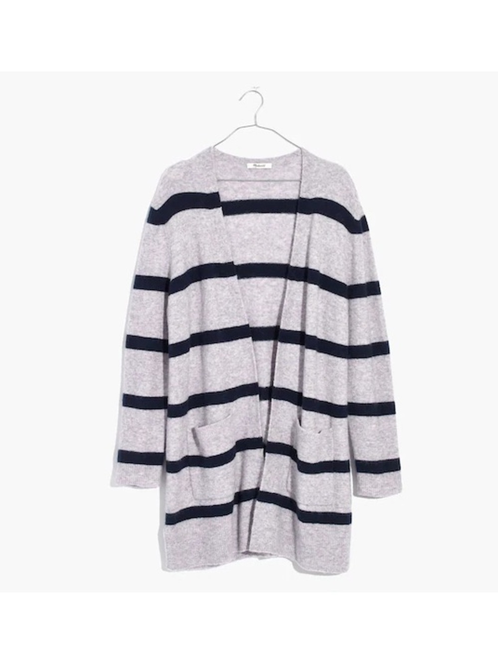 Madewell Kent Cardigan Sweater in Stripe - Size XXS